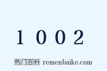 1002是什么意思的图片